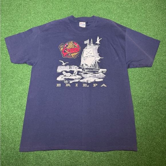 NHL Other - Vintage 90s Erie Otters T-shirt, Rare NHL Hockey Team Penguins Pennsylvania (XL)